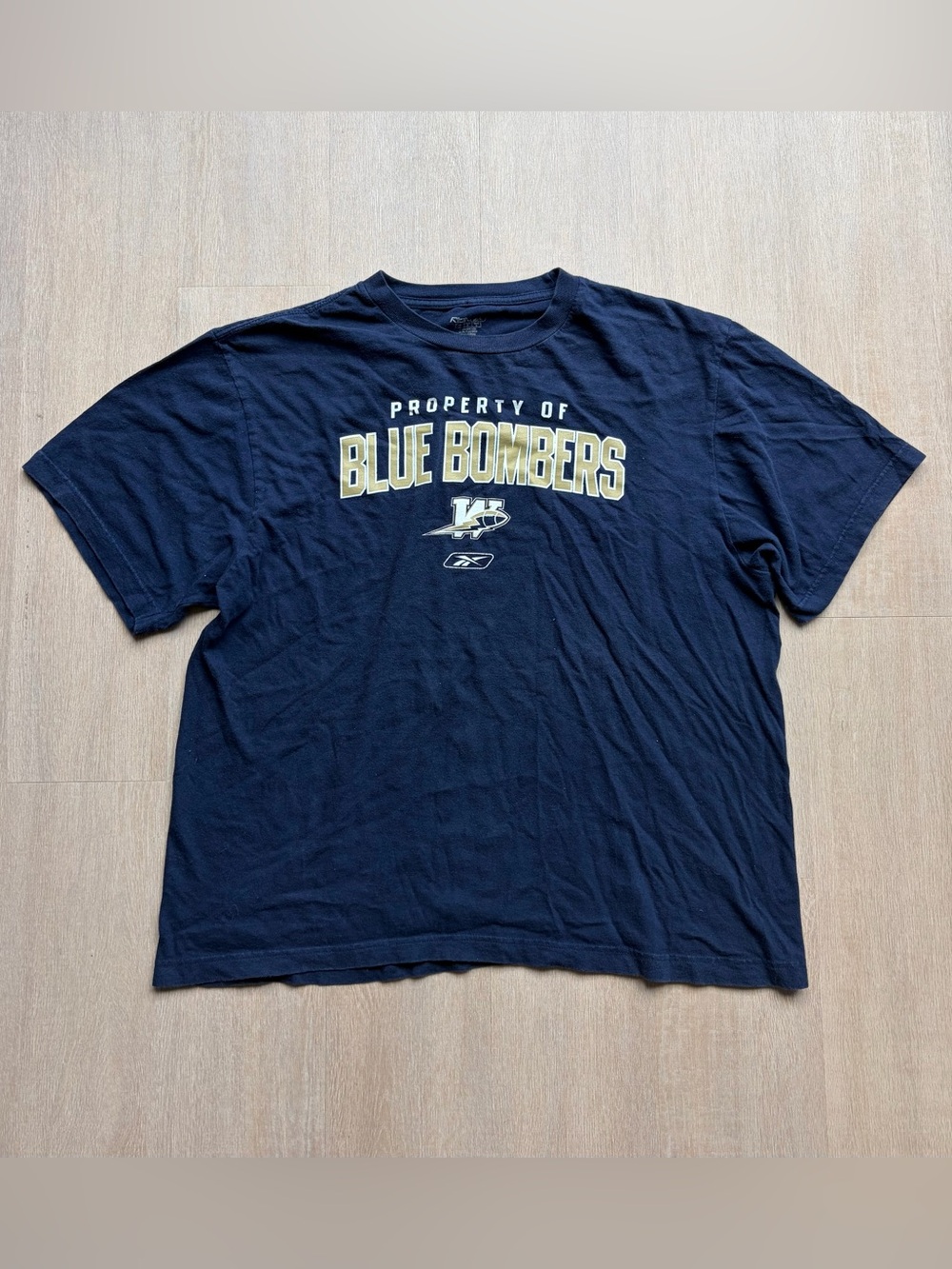 Y2K Winnipeg Blue Bombers shirt